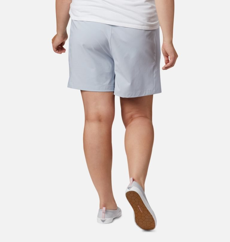 Women's Columbia PFG Tidal II Shorts Light Grey | Plus Size CA-S4C53